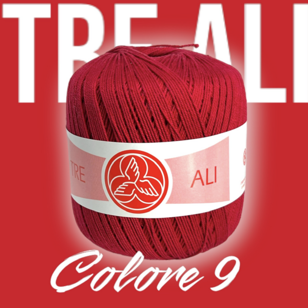 Tre Ali Cucirni Tre stelle – 100% Puro Cotone – 100 Gr – Titolo 3 -  Ricamiamo