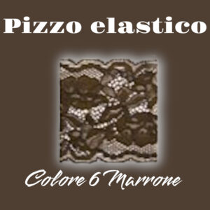 Pizzo Elastico LS304 Colore 6 Marrone