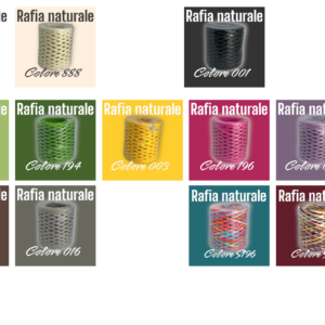 Rafia Naturale Scheda Colore