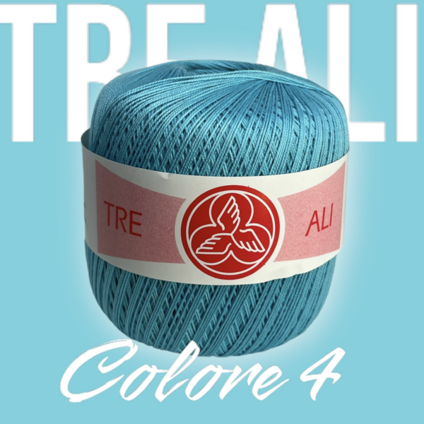 Tre Ali Cucirni Tre stelle – 100% Puro Cotone – 100 Gr – Titolo 8