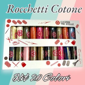 kit 20 rocchetti Cotone