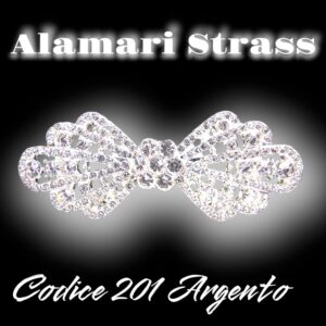 Alamari con Strass 201 Argento