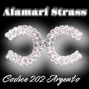 Alamari con Strass 202 Argento