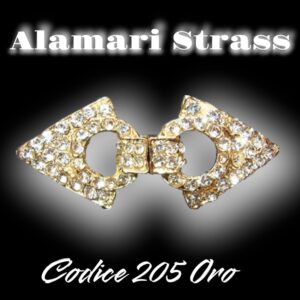 Alamari con Strass 205 Oro