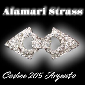 Alamari con Strass 205 Argento