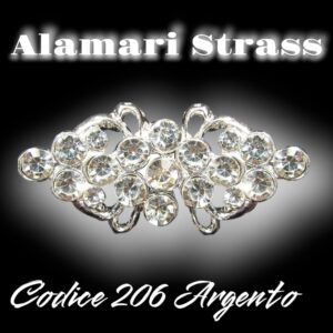 Alamari con Strass 206 Argento