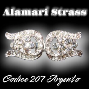 Alamari con Strass 207 Argento