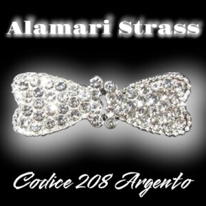 Alamari con Strass 208 Argento