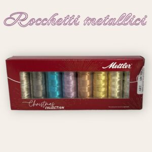 Rocchetti di Filo Metallici in 10 Colori Metallici Assortiti