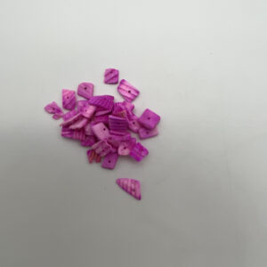 Perle di Conchiglia Piccole Fuxia Preforate