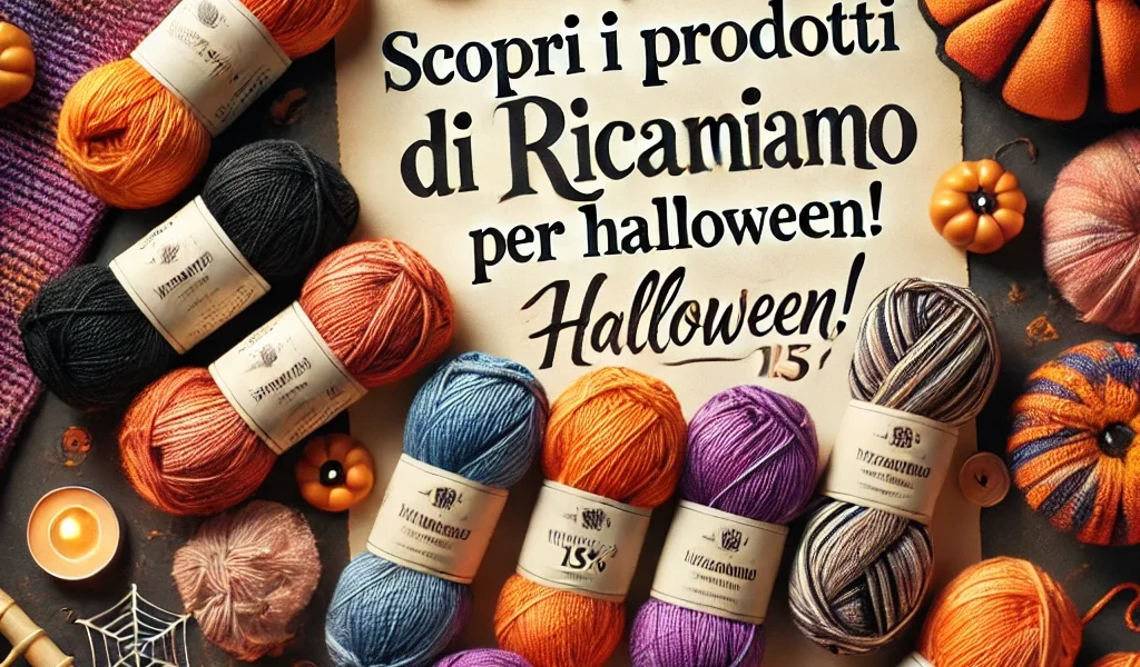 🎃 Trasforma il Tuo Halloween con i Prodotti di Ricamiamo! 🎃